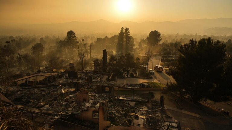 L.A. is bracing for the return of more powerful winds as fires continue to burn : NPR