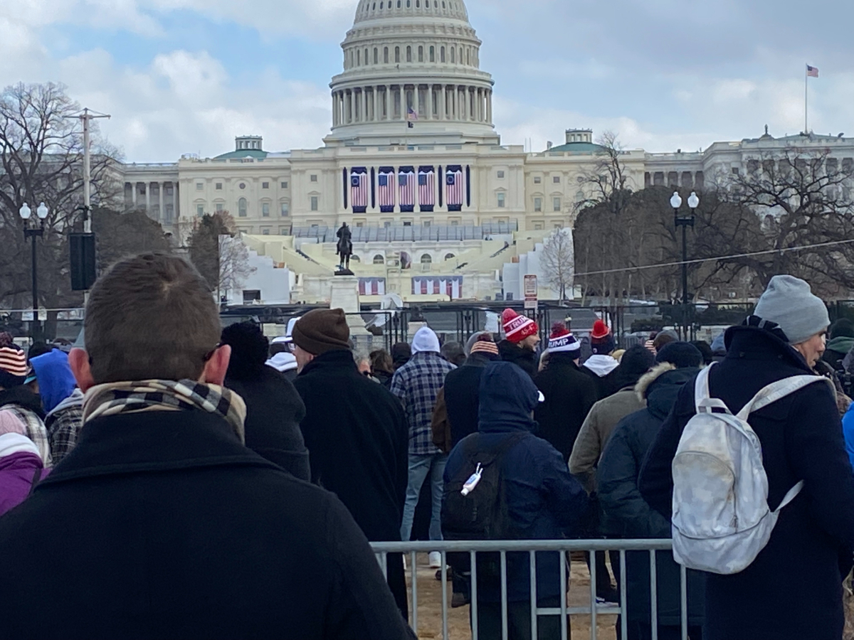 Trump backers disappointed, not deterred by inauguration changes