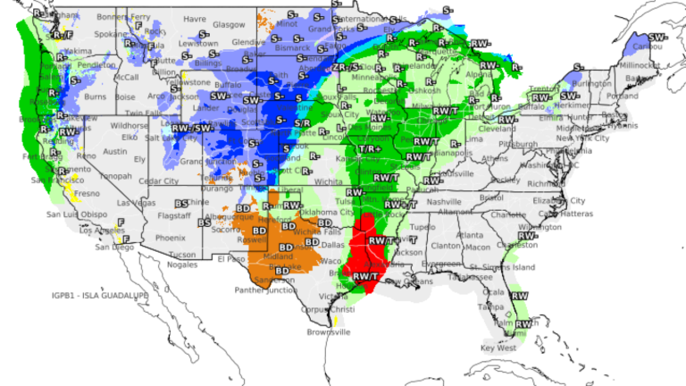 Severe weather and critical fire risk, ranked 'multi-hazard,' expected nationwide : NPR