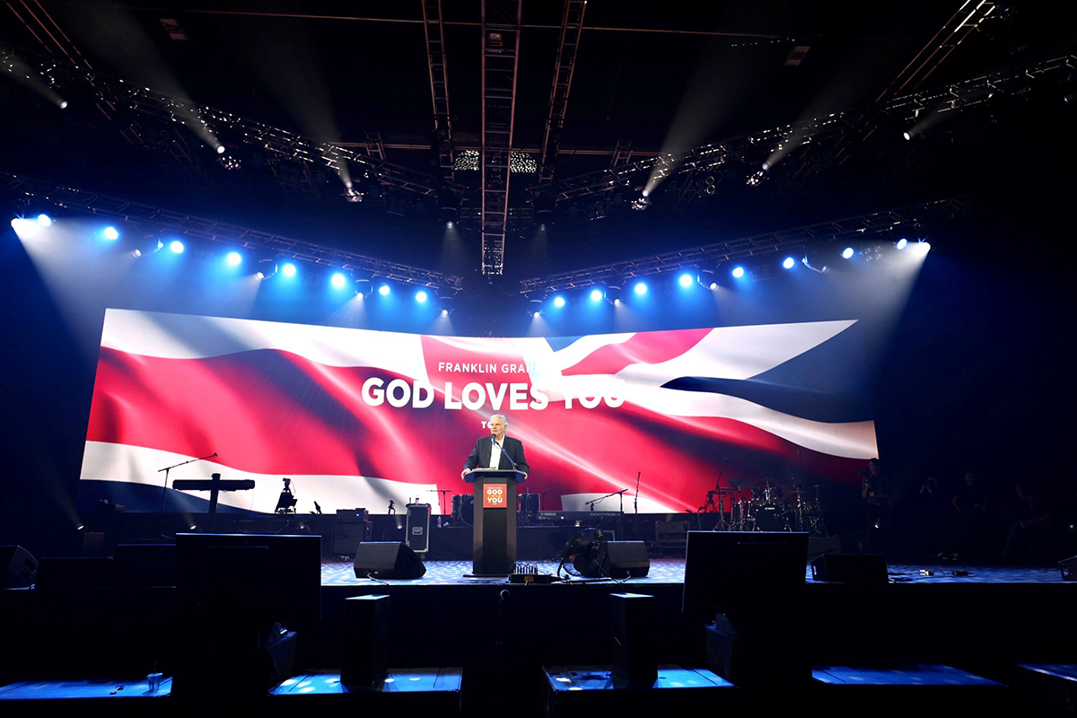 Franklin Graham returning to the UK for 'God Loves You' Tour