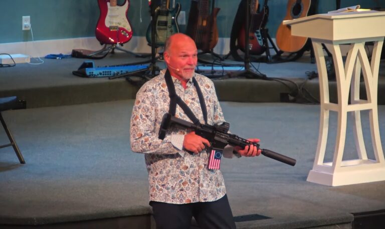 Church says pastor pointed gun at congregation to fight unbelief
