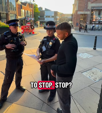 Police issue street preacher with warning over amplification