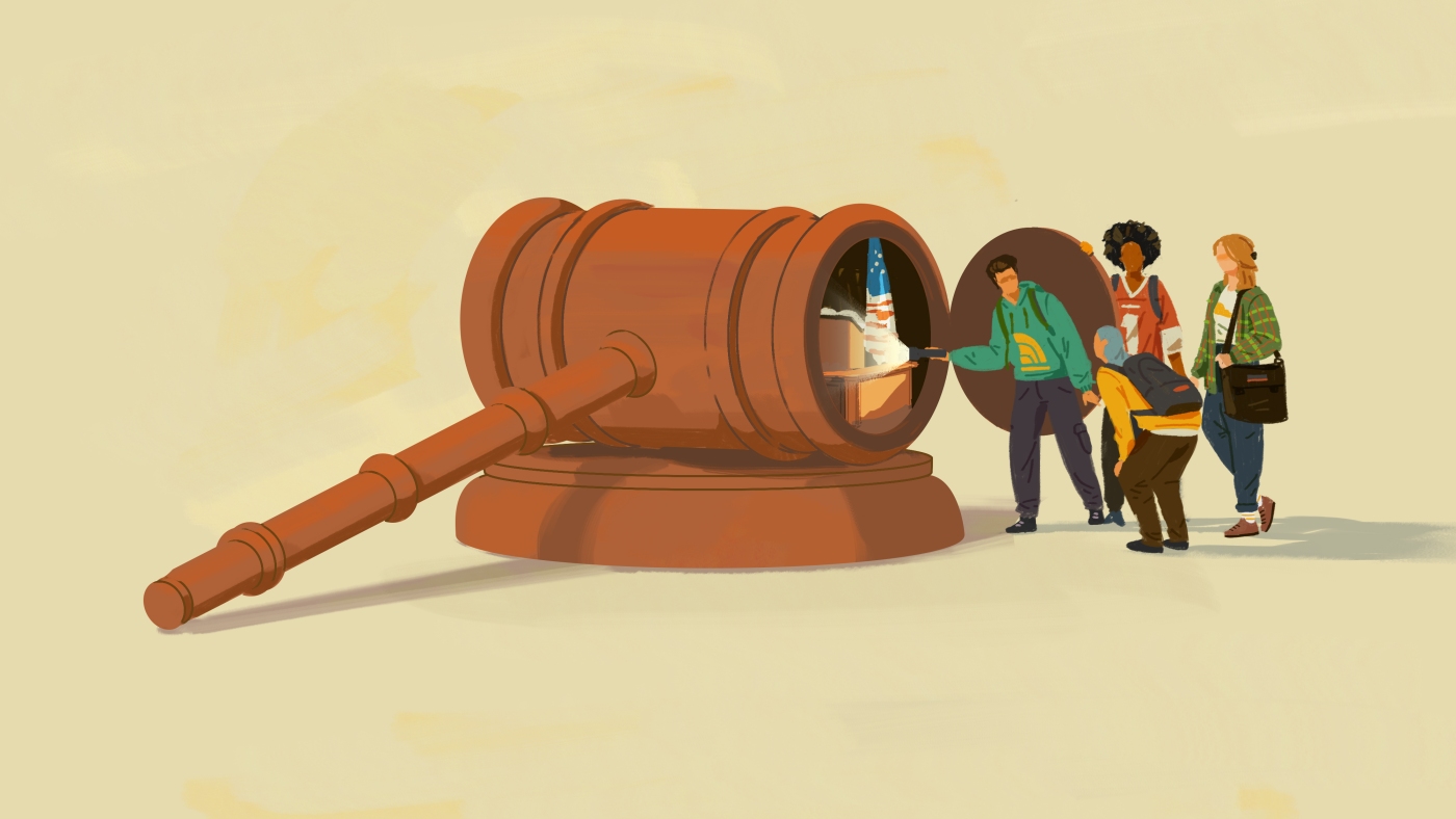 Moot court in New York City offers lessons in civics : NPR