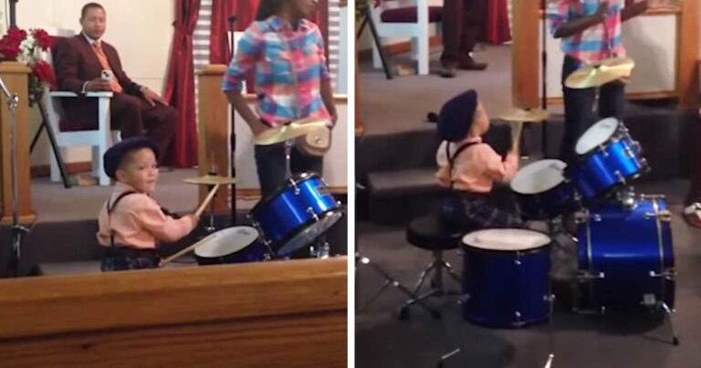 Toddler Prodigy Shines with Impressive Drumming During Church Service.jpg