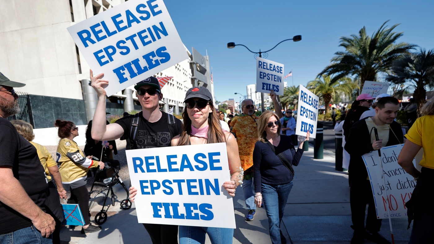In a shift, Trump says House Republicans should vote to release Epstein files : NPR