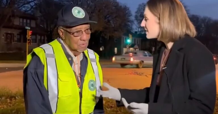 Centenarian WWII Veteran Julius Campbell Inspires as Milwaukee Crossing Guard.jpg