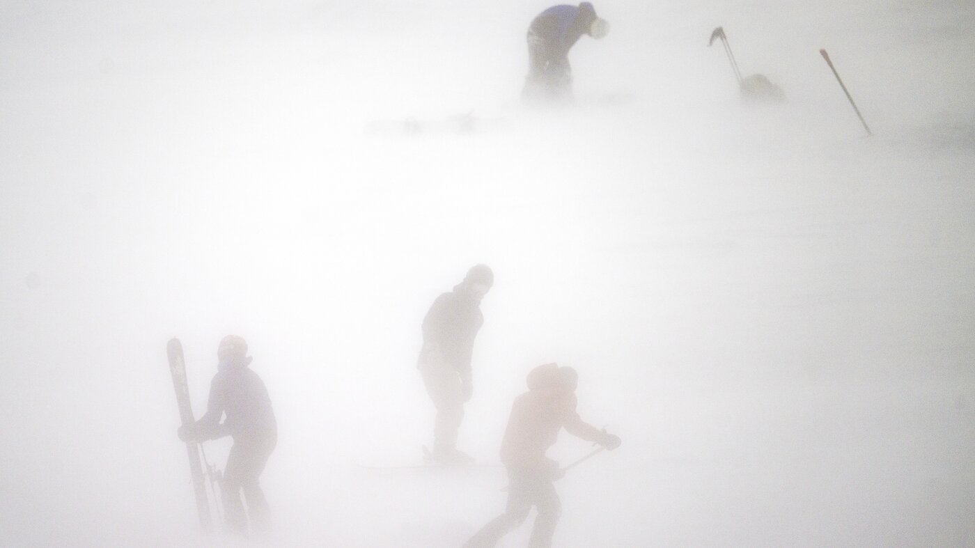 Winter storm slams the east coast : The Picture Show : NPR