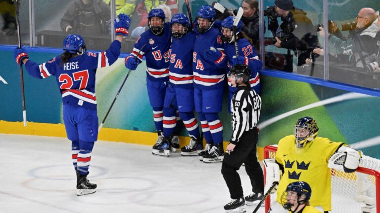 The U.S. women's hockey team will play for Olympic gold medal : NPR