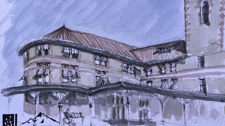 Urban sketchers turn cityscapes into art : NPR