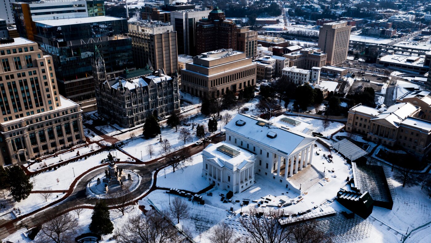 Virginia Democrats show map to counter Trump redistricting but its future is unclear : NPR