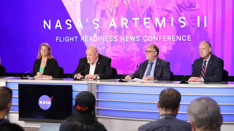 NASA sets Artemis II crewed moon mission launch for April 1 : NPR