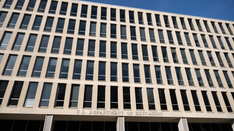 The Education Department will vacate its headquarter building : NPR