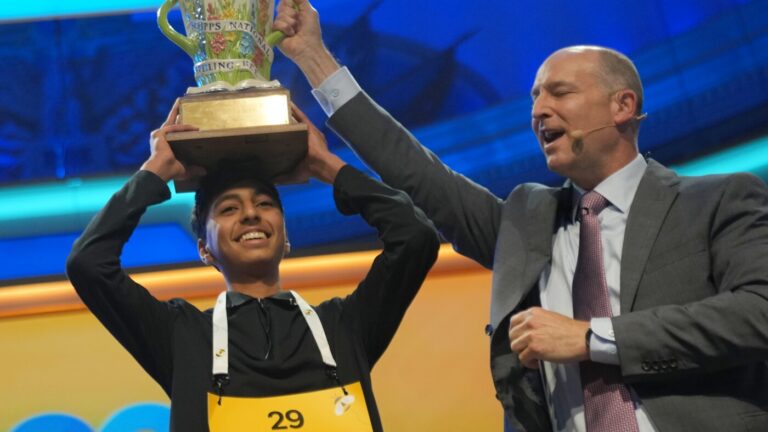 Shrey Parikh wins after spell-off : NPR