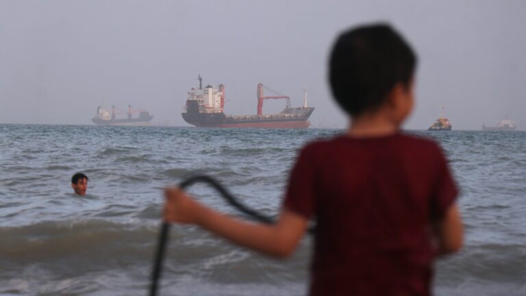 U.S. military says it intercepted Iranian attacks on 3 Navy ships in Strait of Hormuz : NPR