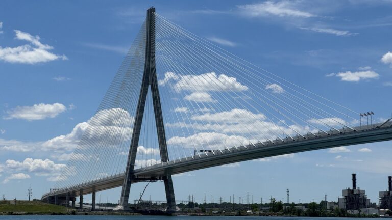 Trump administration blocks Gordie Howe bridge : NPR