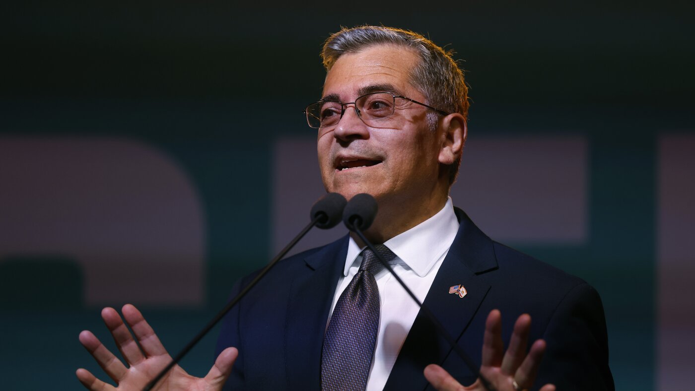 In California race for governor, Democrat Xavier Becerra takes top spot : NPR