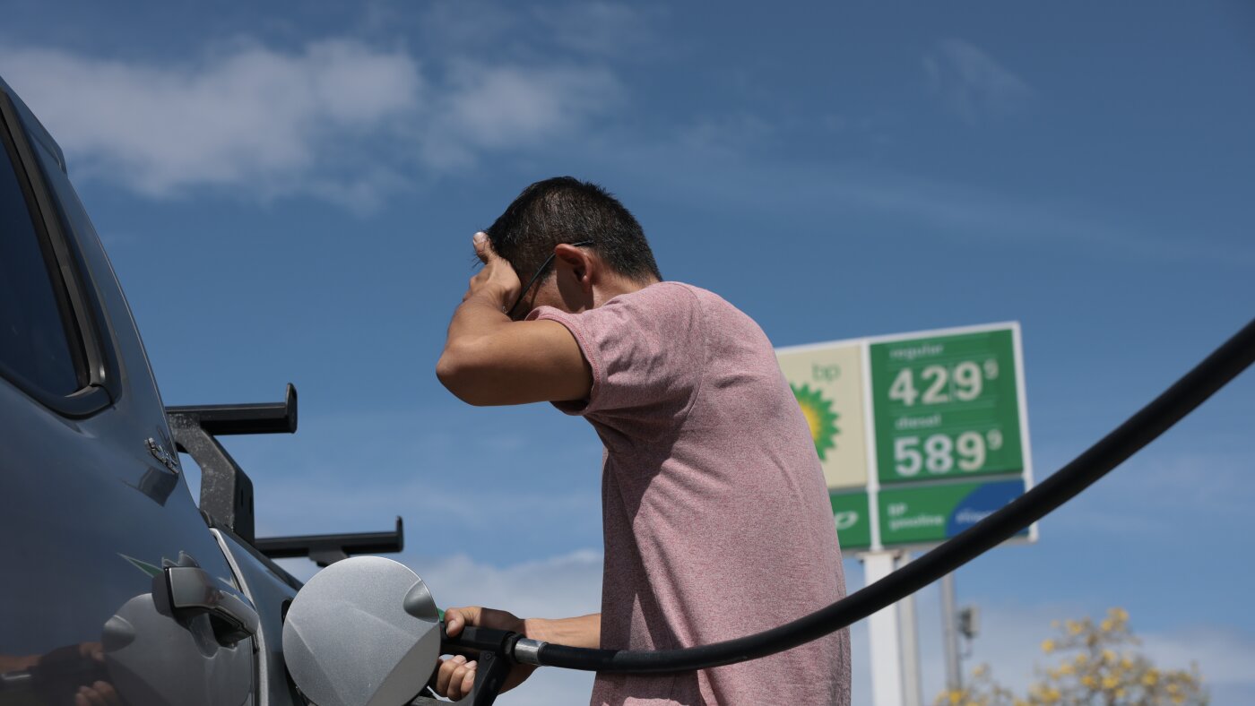 How to deal with seesawing gas prices : NPR