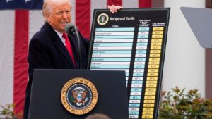 Trump Imposes New Tariffs to Combat Forced Labor Practices Globally - New Social Gospel Trump to impose double-digit tariffs on dozens of countries : NPR