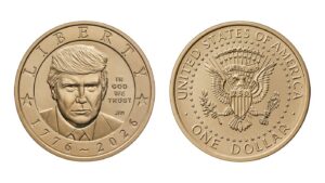 US Mint to Produce Coin with President Trumps Image - New Social Gospel Trump $1 coin breaks norms, raises legal questions : NPR