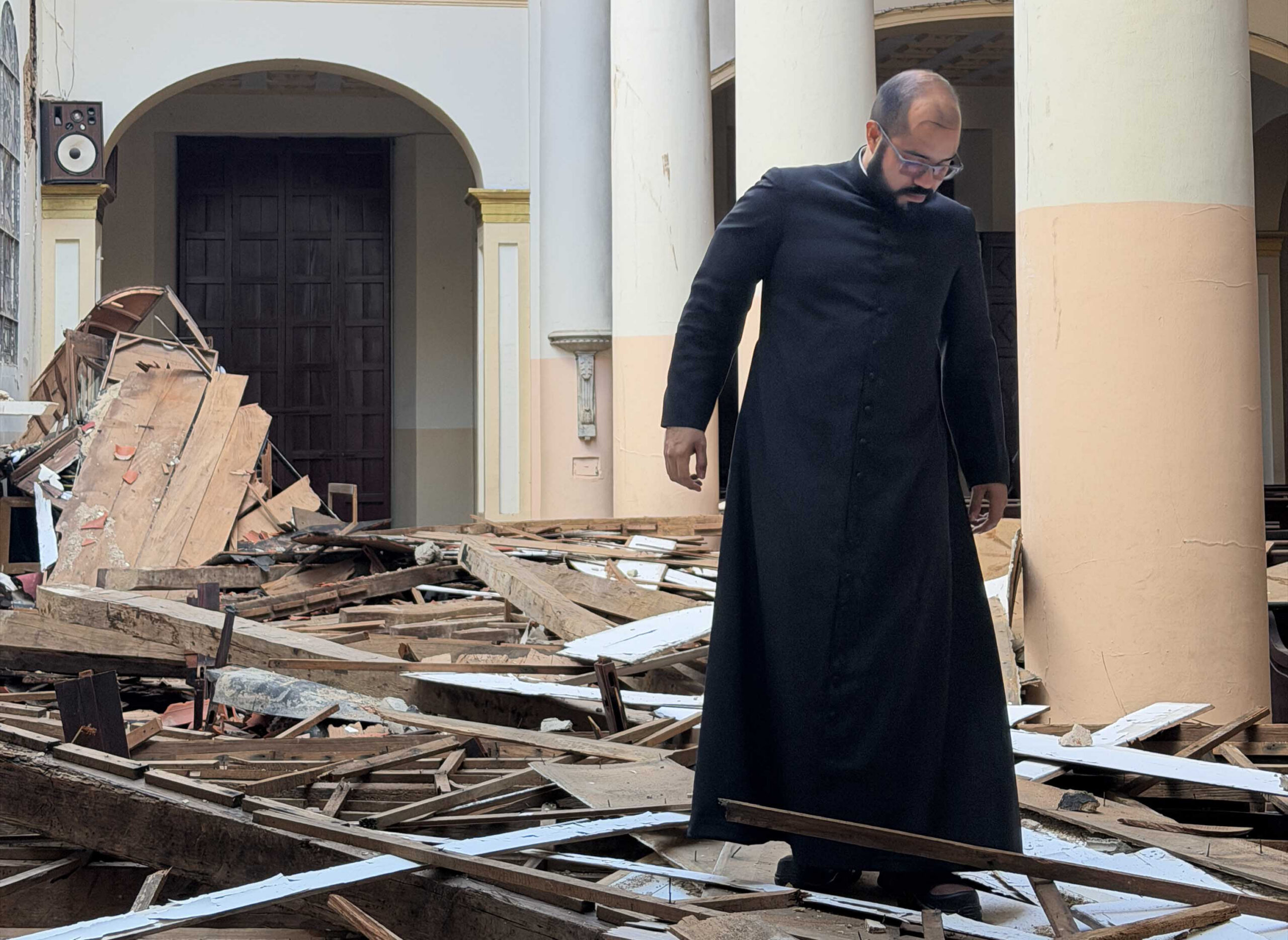 Clergy serving among the ruins of Venezuela