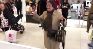Elderly Woman Dances Joyfully to Rihanna in Shopping Mall Videojpg - New Social Gospel Elderly Woman Dances Joyfully to Rihanna in Shopping Mall Video.jpg