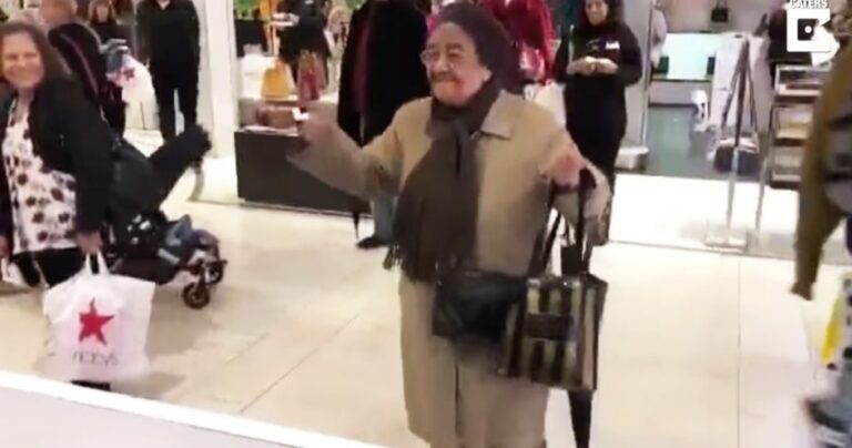 Elderly Woman Dances Joyfully to Rihanna in Shopping Mall Video.jpg