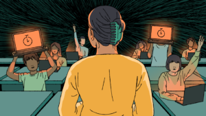 LA school year begins with limits on screens : NPR