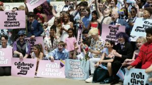 A trans teen's mom feels fear and frustration after Trump blocks Medicaid funds : NPR