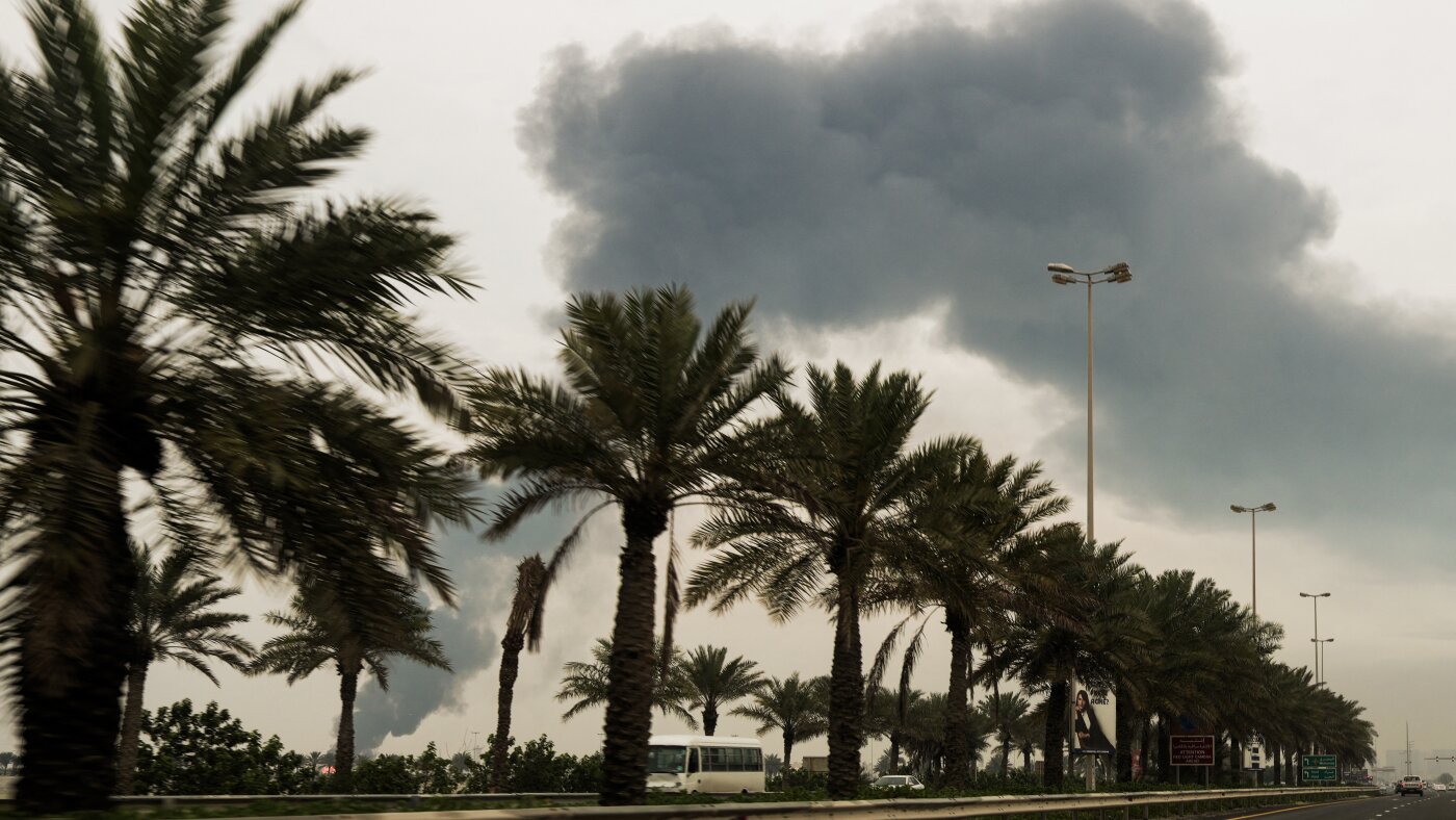 Sailors and their families have lives on pause, uncertain if they'll return to Mideast : NPR