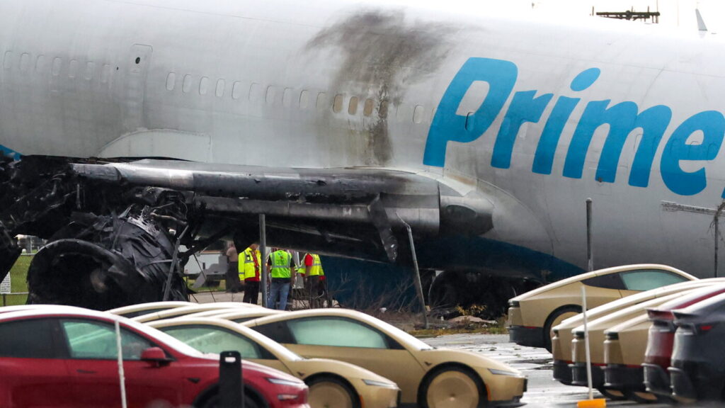 Amazon Cargo Plane Crash at Miami Airport 5 Killed in - New Social Gospel Cargo jet tried to abort unsteady landing before crash, flight data indicates : NPR