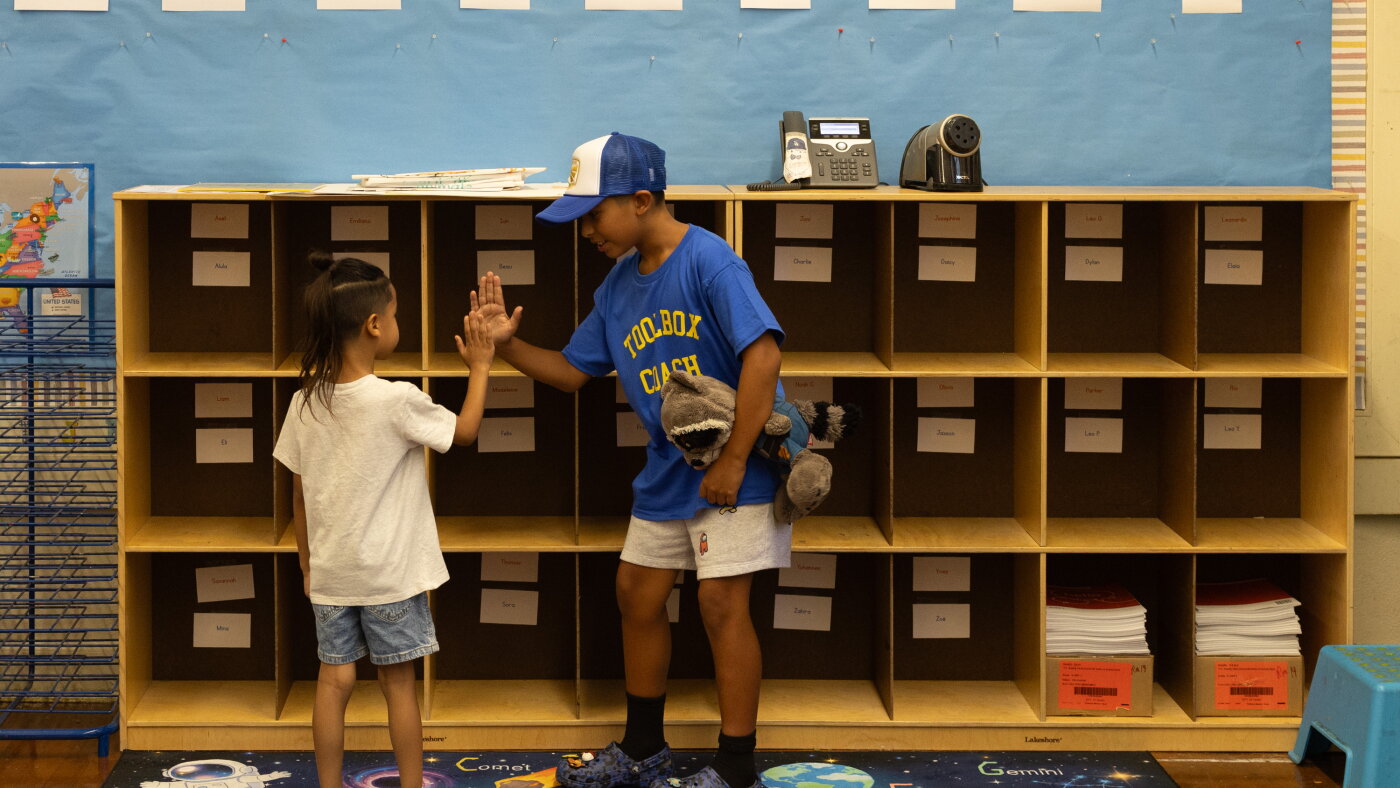 New school year begins with bikes, bells, buses : NPR