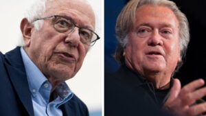Sanders and Bannon Unite to Advocate for Human Control Over - New Social Gospel Bernie Sanders and Steve Bannon to share a stage to promote curbs on AI : NPR