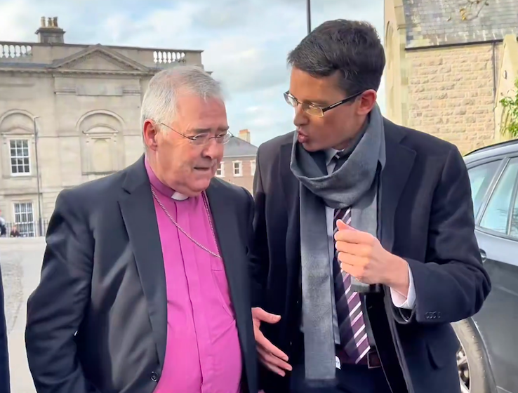 Enoch Burke accuses Archbishop of remaining 'silent' in confrontation over school trans dispute