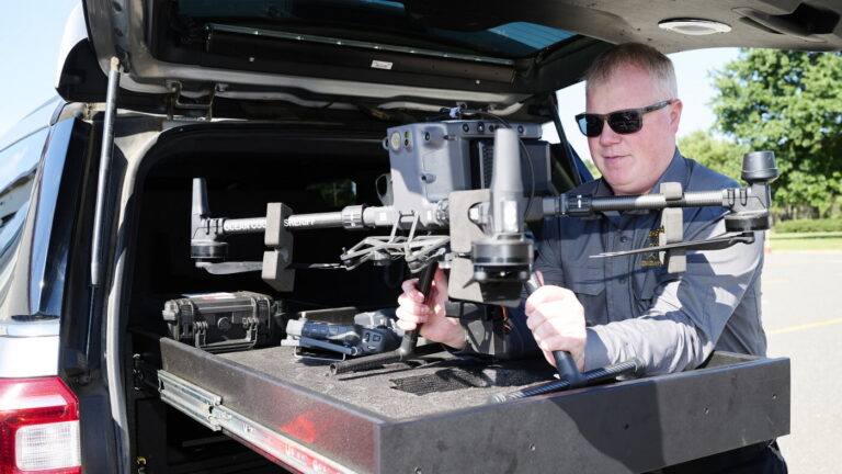 Efforts to boost U.S. drone makers are costing U.S. police : NPR