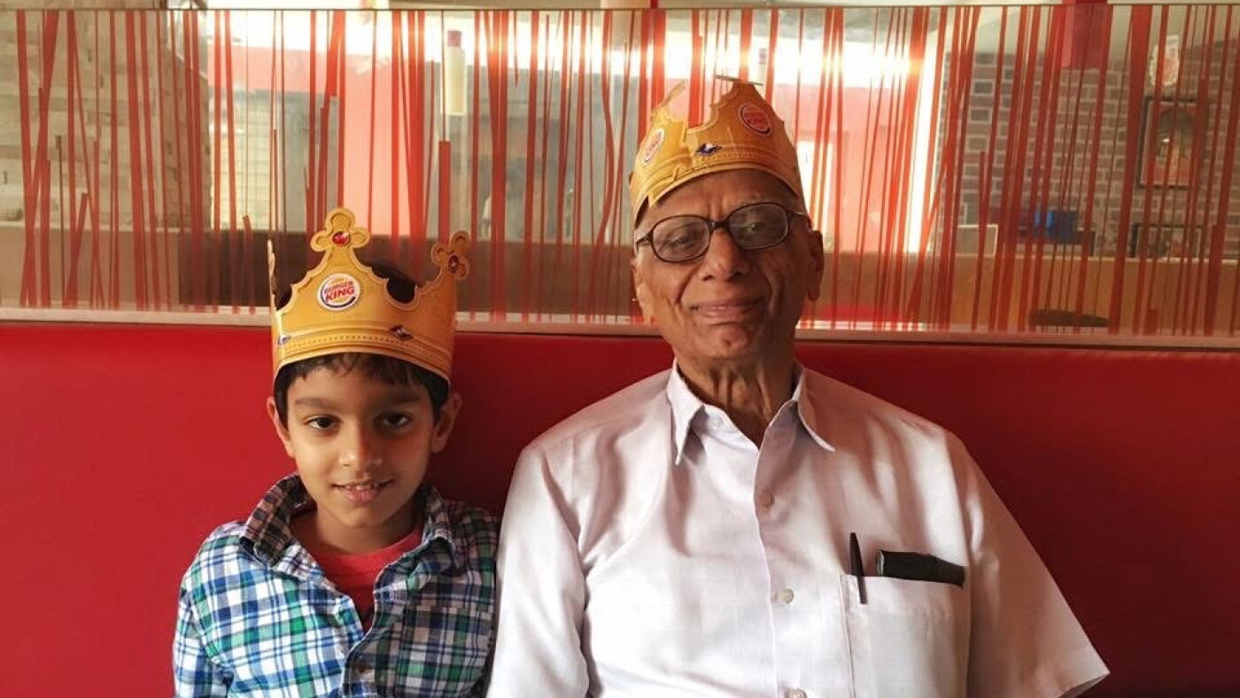 Why one teen can't let go of the time with his great-grandpa : NPR