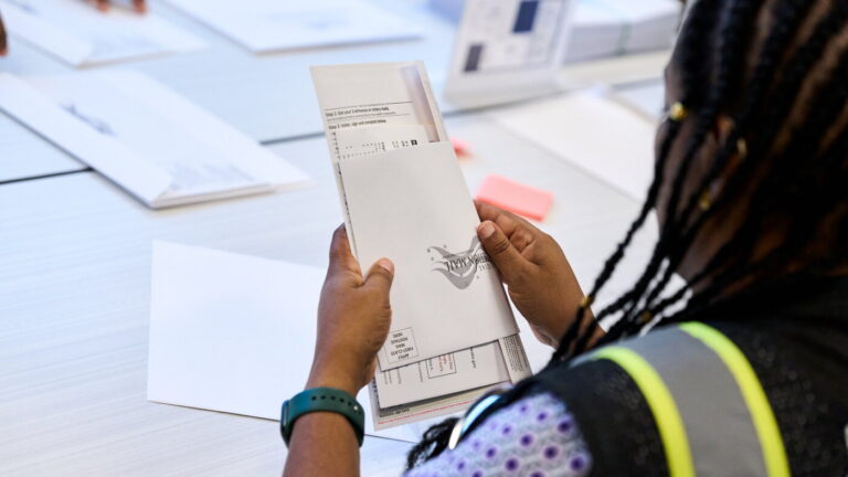 Why mail-in ballots may get rejected for late USPS postmarks : NPR